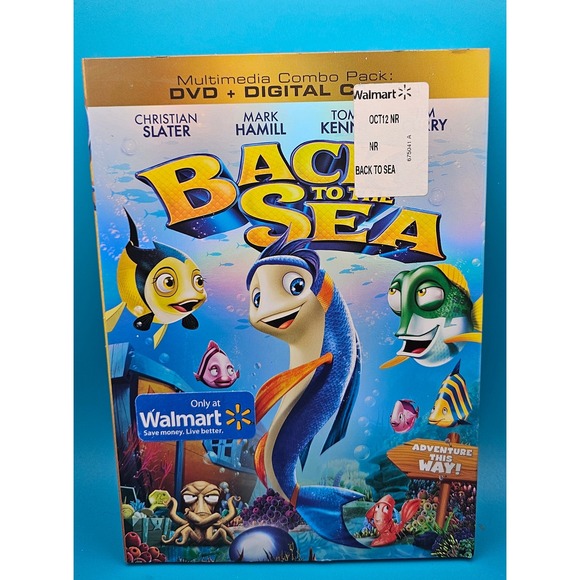 Back to the Sea DVD Digital Copy Family Animation Movie Christian Slater - Picture 1 of 6